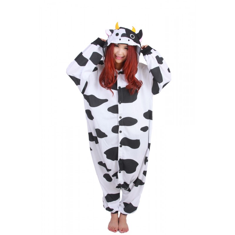 Goat Onesie Costume Pajama for Adult Women & Men Halloween Costumes 