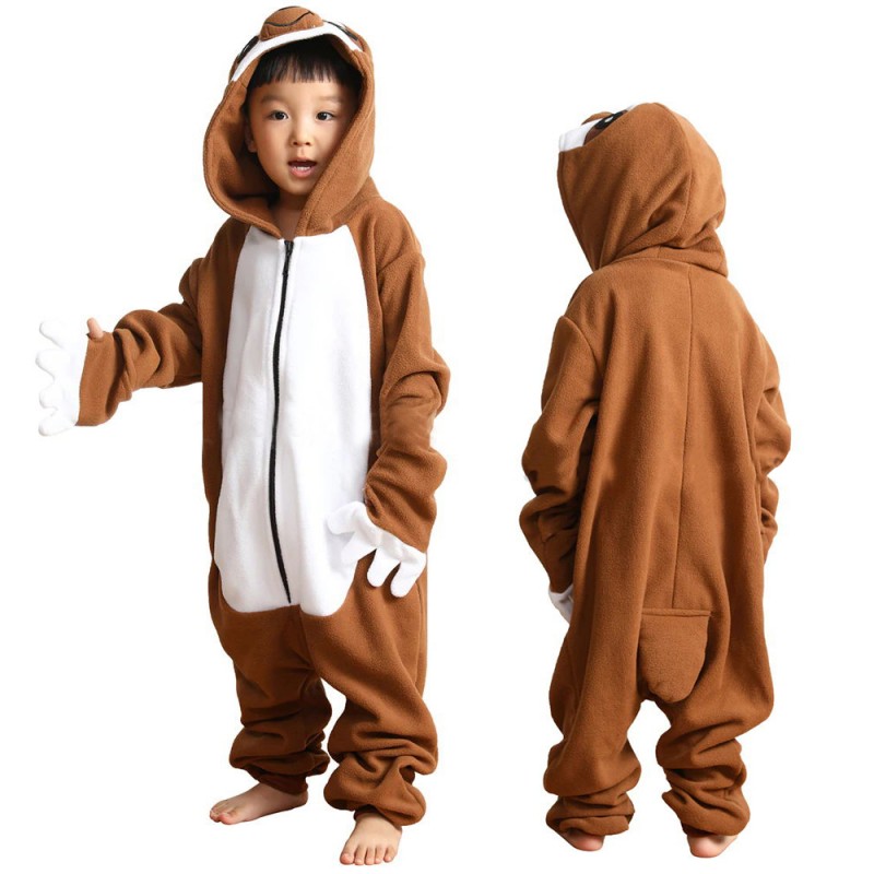 Sloth Onesie Pajamas Animal Costumes for Kids Zip up Being Hot Sale 