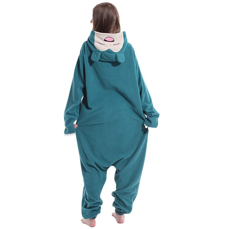 Snorlax Onesie Women Mens Unisex Adult Halloween Costumes Pajamas