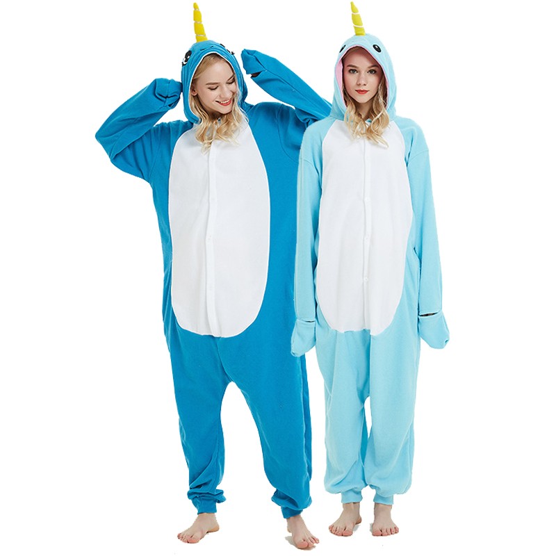 Narwhal Onesie For Adult Animal Costumes Women Men