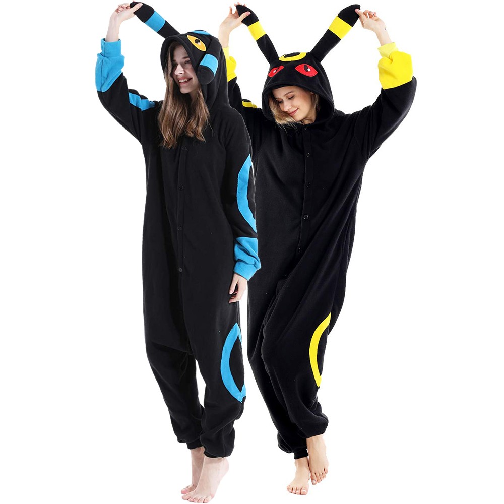 Umbreon Onesie Adult Pajamas Animal Costumes For Women Men